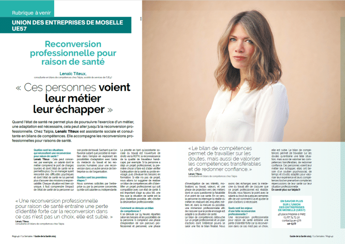 Reconversion professionnelle pour raison de santé