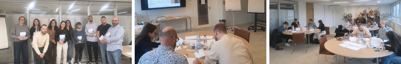 Formation PSSM organisée par Talpia en Moselle en mars 2026, avec remise des attestations et ateliers pratiques en groupe sur les Premiers Secours en Santé Mentale.